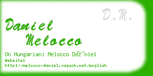 daniel melocco business card